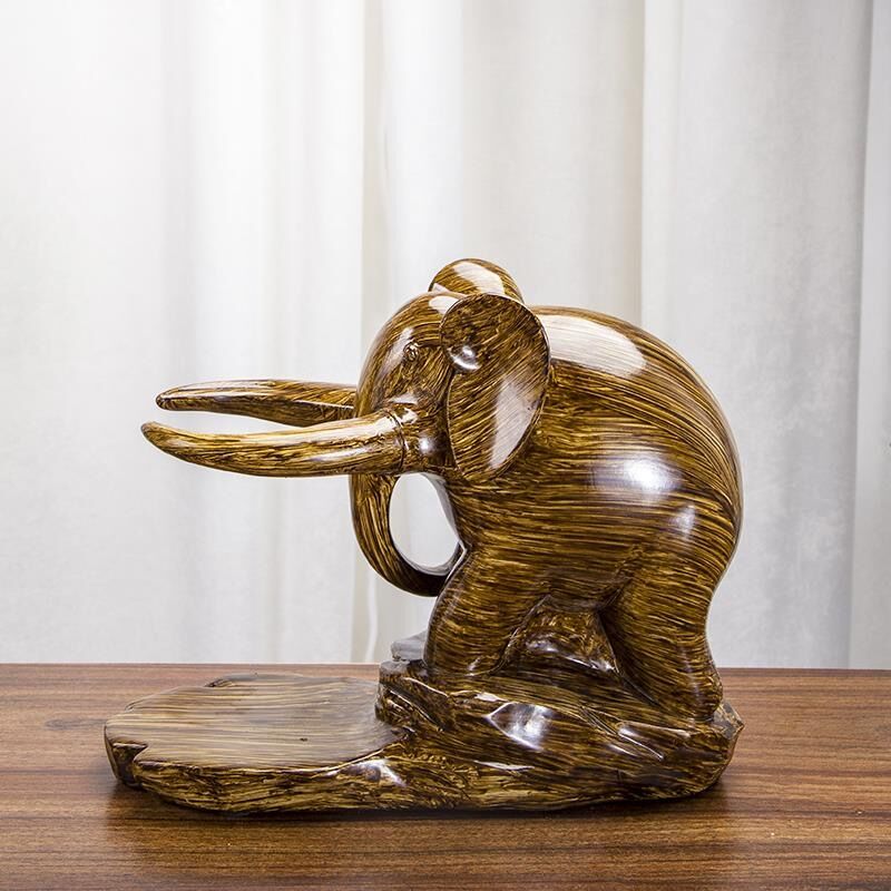 Set da Tè Semi-Automatico Magico Elefante Artistico in Ceramica e Vetro Durevole