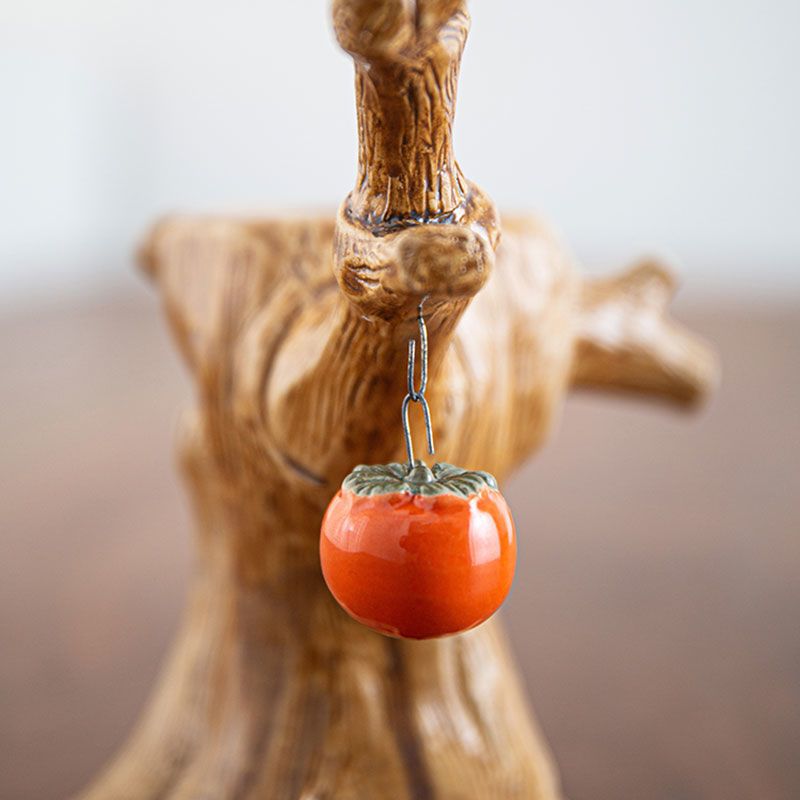 Set da Tè Semiautomatico Magico in Ceramica, Design Innovativo, Vassoio in Legno