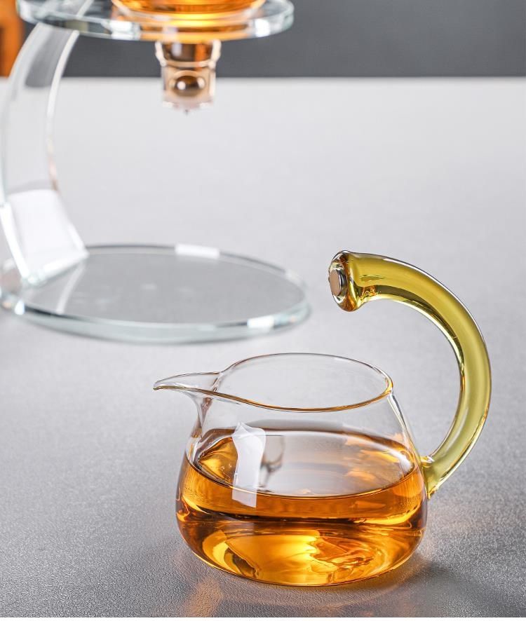 Set da Tè Magico Semi-Automatico in Vetro, Infusione Semplice ed Elegante