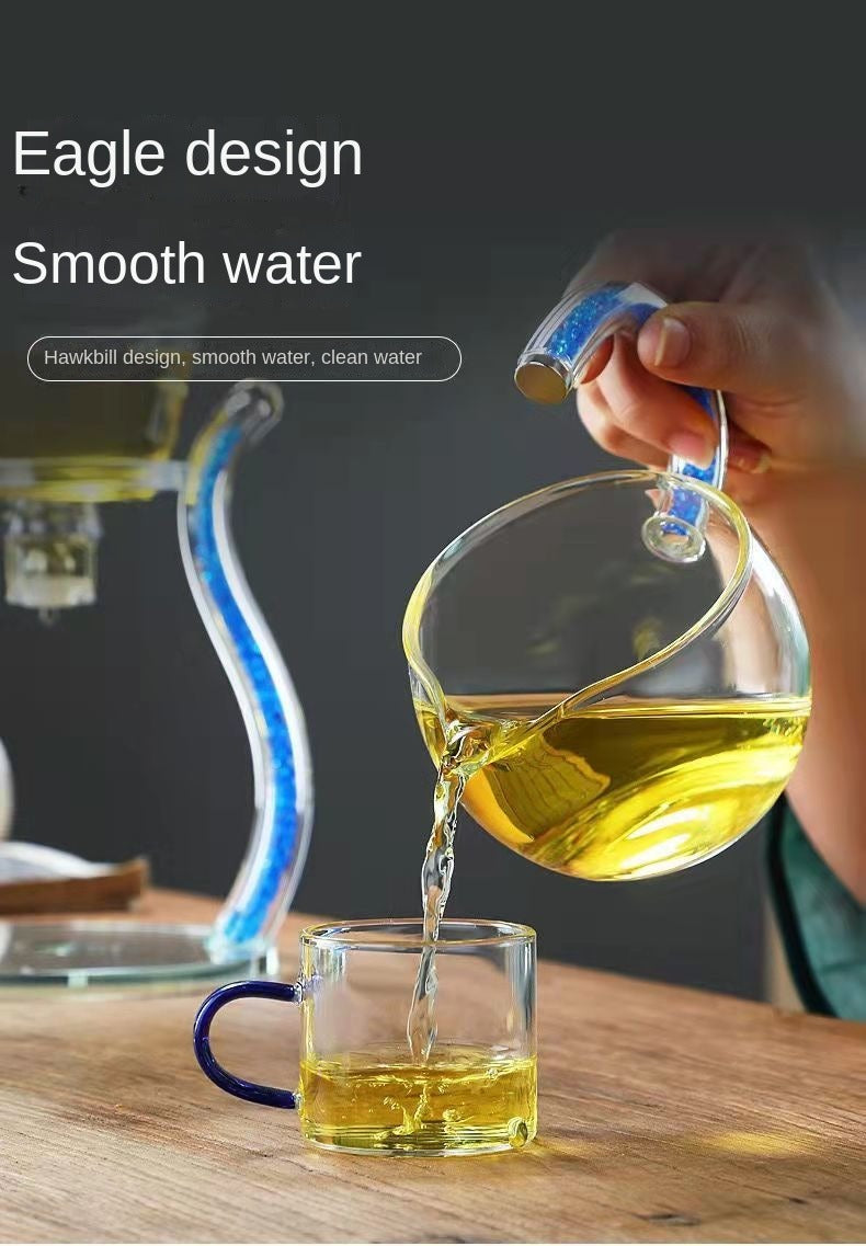 Elegante Teiera Magica Semiautomatica in Vetro per Infusi Perfetti