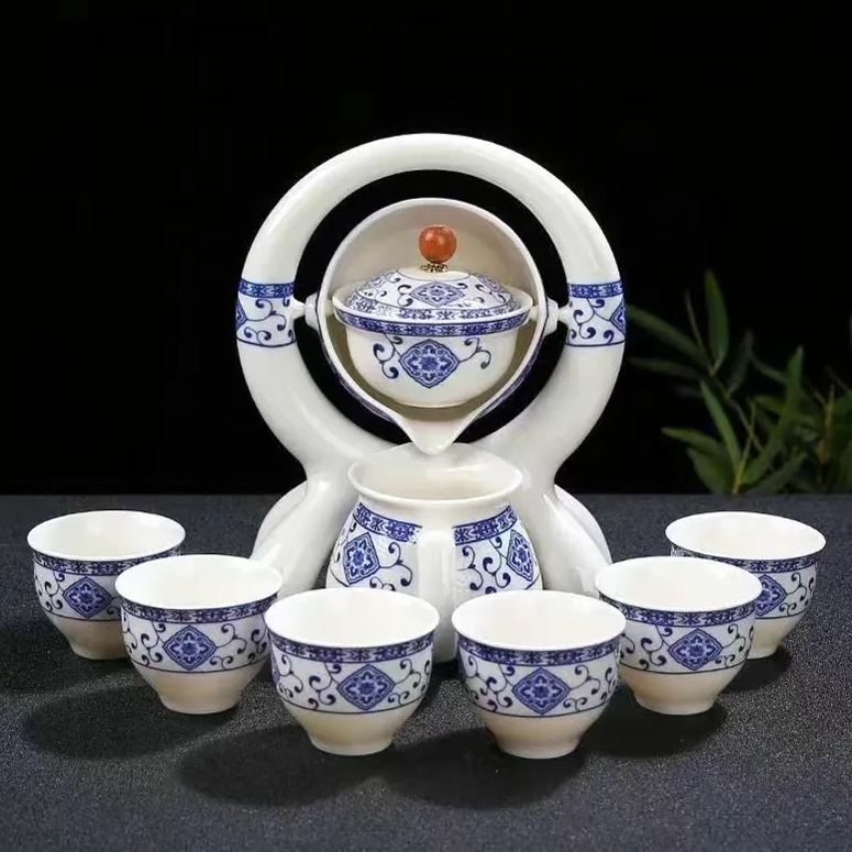 Elegante Set da Tè Semiautomatico Magico in Ceramica, Perfetto per un'Esperienza Unica