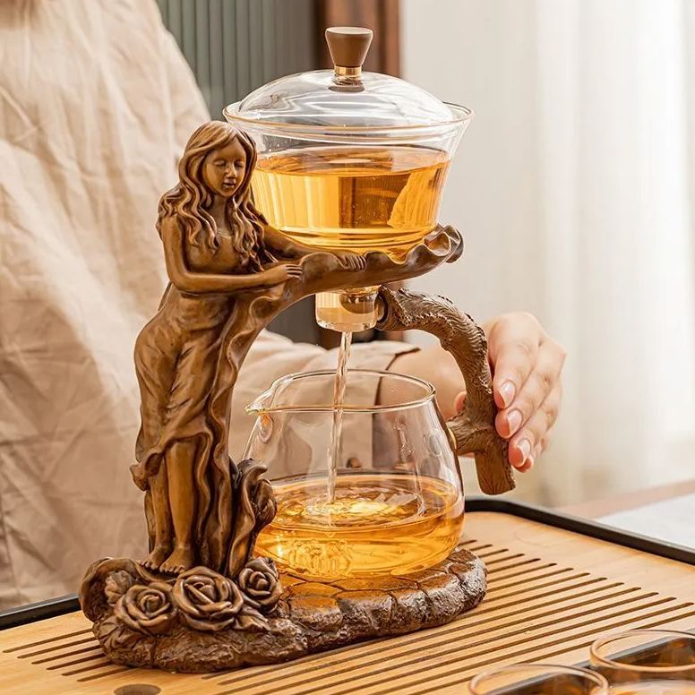 Elegante Set da Tè Semi-automatico Magico per un'Esperienza di Infusione Perfetta